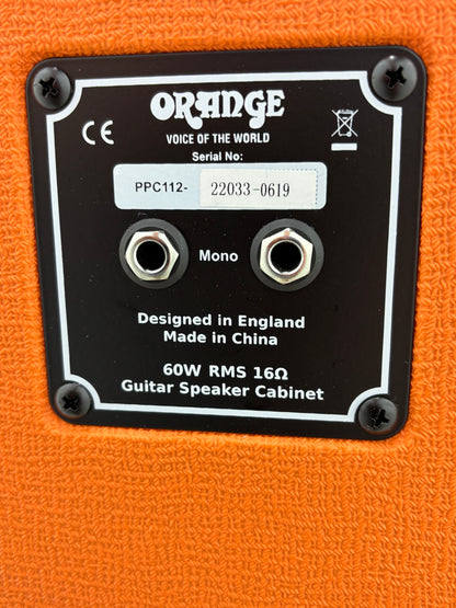 Orange 60 Watt Speaker Cabinet - Like new!