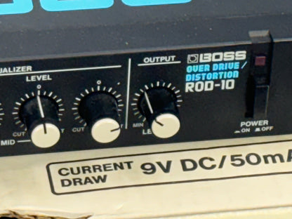 BOSS ROD-10 Overdrive/Distortion Unit