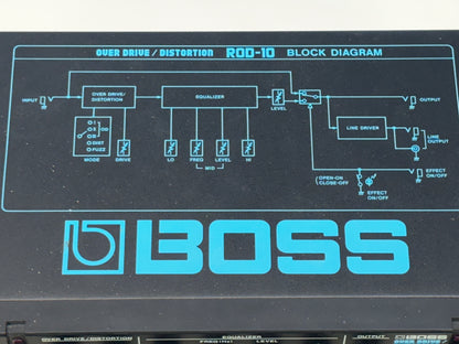 BOSS ROD-10 Overdrive/Distortion Unit