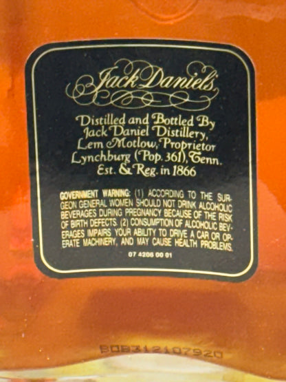 Jack Daniels 125th Anniversary Tennessee Whiskey