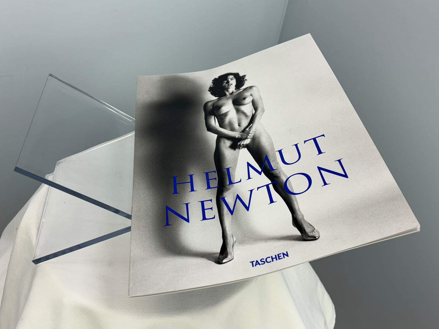 Rare Helmut Newton Sumo Coffee Table Book with Stand